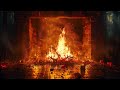 Warm Fireplace Burning 4K 3 Hours 🔥 Cozy Fireplace Ambience & Crackling Fire Sounds 🔥 Burning Logs