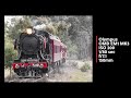 Victorian Goldfields Railway Steam Train - Castlemaine to Maldon