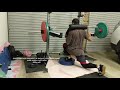 Vertical jump training at age 49 - light day with Verve safety squat bar - VLog 24 April 2020