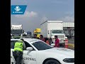 Tráilers paralizados por 50 horas en la autopista México-Puebla #noticias