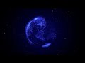 Amazing Hologram of Earth | 1 Hour 4K Relaxing Screensaver! 60FPS for Meditation. Relax music