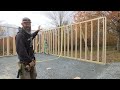 Framing Continues & We're Lifting Walls | Accessory Building Ep2 | The ShabinLife