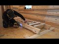 Twig Railing & Ladder + Wildfires in Canada! / Ep106 / Outsider Cabin Build
