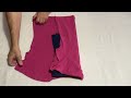 How to FOLD CLOTHES for a SUITCASE without them wrinkling or falling apart