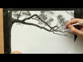 How to Draw Tree Branches - Narrated Tutorial