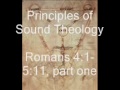 The Australian Forum: Principles of Sound Theology; lecture 8, part 1