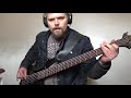 Annihilator - The Trend (bass cover) with lyrics