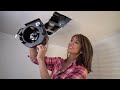 Bathroom Exhaust Fan Replacement Upgrade | No Attic Access