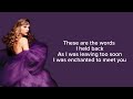 TAYLOR SWIFT - Enchanted (Taylor’s Version) (Lyrics)