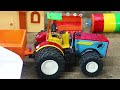 Diy tractor mini Bulldozer to making concrete road | Construction Vehicles, Road Roller #31
