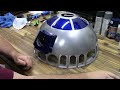 Painting R2-D2 - Dome Colors, Priming, Spraying, Radar Eye, Rub N Buff