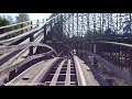 The Grizzly Front Row (HD POV) California's Great America