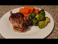 Cooking with a Gamer - Pork Shoulder Roast with Steamed Carrots and Brussel Sprouts