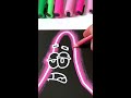How To Draw Glow Effect! Tutorial *no airbrush needed* (#Shorts)