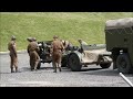 Morris Quad C8 4 x4  Artillery Tractors, towing 25 pdr guns, at Royal Armouries Fort Nelson