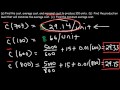 Marginal Revenue, Average Cost, Profit, Price & Demand Function - Calculus