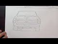 Drawing a Pontiac GTO Timelapse