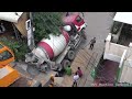 Unbelievable Overloaded Cement Mixer Truck Stuck Deep On Concrete Road Collapse Recovery By CRANE