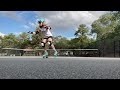 *Fails* Learning to Roller Skate! Outdoor Progress: Crossover Practise! //Part 4