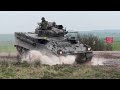 Heavy UK Armoured Vehicles return from big NATO exercise!