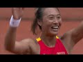 Zheng serves up a MONUMENTAL UPSET over Swiatek to reach singles final | Paris Olympics | NBC Sports