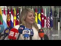 Foreign Affairs Minister Mélanie Joly scrums on NATO and Ukraine, Israel–Hamas war – April 3, 2024