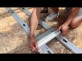 🔥 How to assemble a metal structure of plasterboard ✅ steel framing 🤜 Tiny House