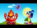 🔵INSIDE OUT 2 YOGA🟣Calming yoga for kids | Brain Break🧘‍♀️Danny Go Noodle inspired