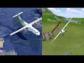 RE CREATING REAL LIFE CRASHES IN TFS COMPILATION!!?!?!  😳 | Turboprop Flight Simulator