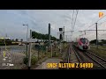 Cab Ride Toulouse - Ax-les-Thermes (Occitanie, France) train driver's view in 4K