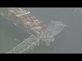 Retired Merchant Marine reacts to video of cargo ship striking Key Bridge in Baltimore
