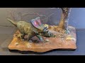 Full Diorama - Tamiya Chasmosaurus in 1/35 Scale w/ Mini Fen!