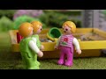 Playmobil Familie Hauser - Was wächst denn da? - Geschichte mit Familie Overbeck