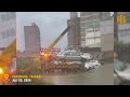 Typhoon Gaemi creates massive flooding in Taiwan! Cars and people floating in the water
