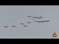 RARE 10 RED ARROWS AND RC-135W RIVET JOINT FORMATION FLYPAST RAF HOLBEACH AIR WEAPONS RANGE