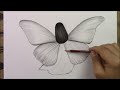 How To Draw A Girl With Her Back Turned Butterfly Wings Easy, Drawing Hobby Easy Drawing 2022