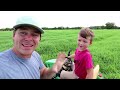 Playing with kids tractors and real tractors on the farm compilation | Tractors for kids