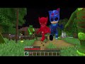 What if PJ Masks attack JJ and Mikey Security House in MInecraft Maizen