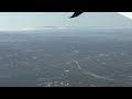Landing in San Jose, California (gorgeous view of San Francisco and the bay area!)