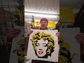 The ideas behind 2 prints Marilyn Medusa and Godzilla