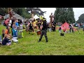 Drum circle at Beautiful Days 2023