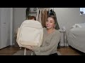 The Beis Backpack (in beige) Unboxing & Review / Beis Travel with discount code!! | Morgan Green