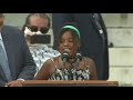 Martin Luther King Jr.'s granddaughter speaks at March on Washington