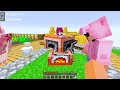 10 FRIENDS on one ANIMAL BLOCK in Minecraft!