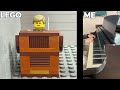 Lego Piano Concert Animation --- Bach Prelude in C