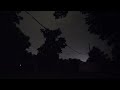 Nighttime Thunderstorm with Intense Lightning (6/17/2023)