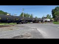 CSX M626 eastbound at Voorheesville, NY on 7/20/23