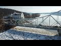 East Haddam Bridge/Connecticut River ice jam   Friday Jan 19, 2018