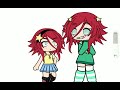tomatoe red haired girl meets her younger slef cuz why not