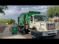 Waste Management Freightliner Mcneilus ZR 105357 With a New Arm